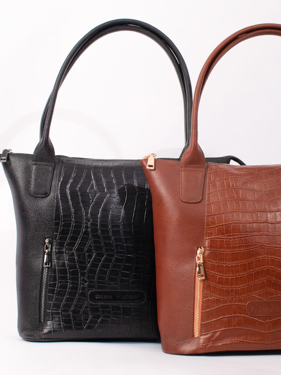 Rio Croc-Effect Tote