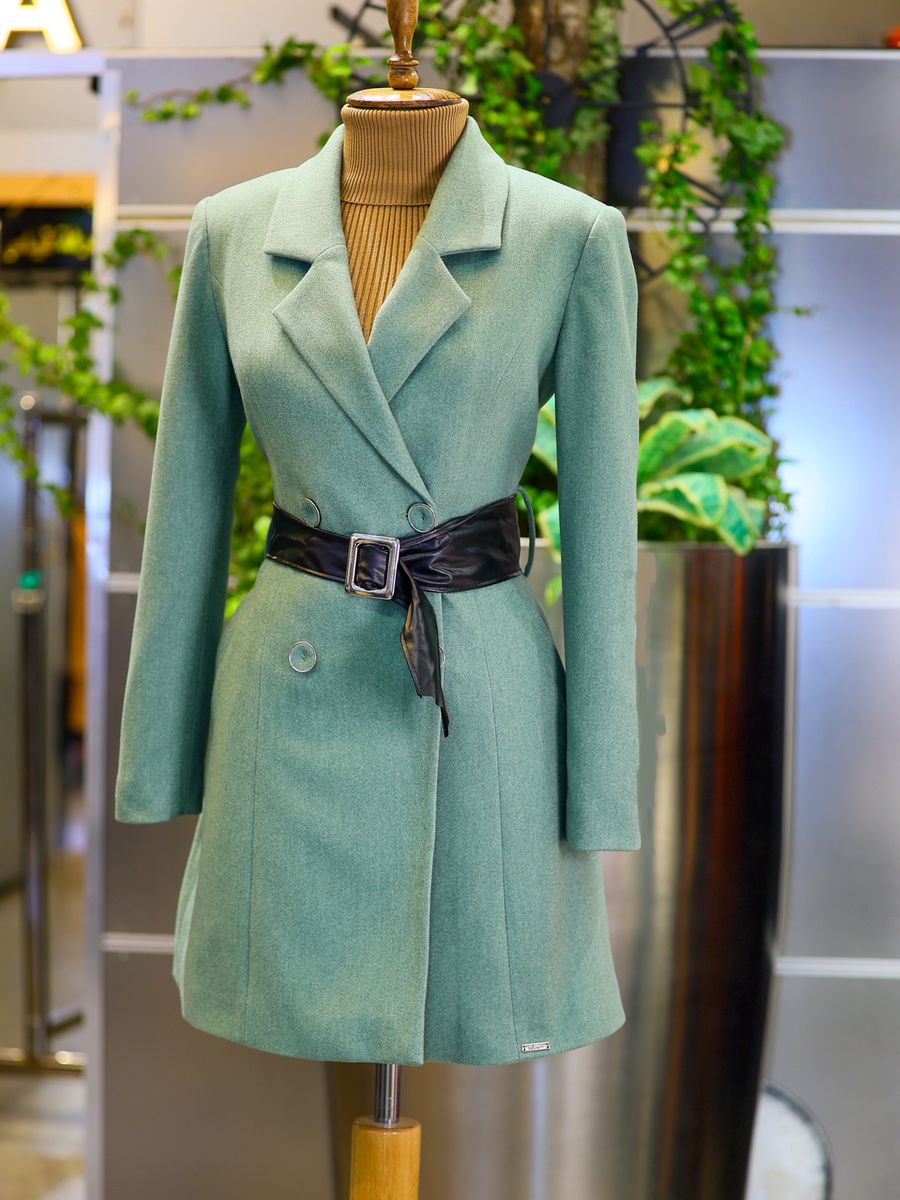 Alina Belted Wool Coat