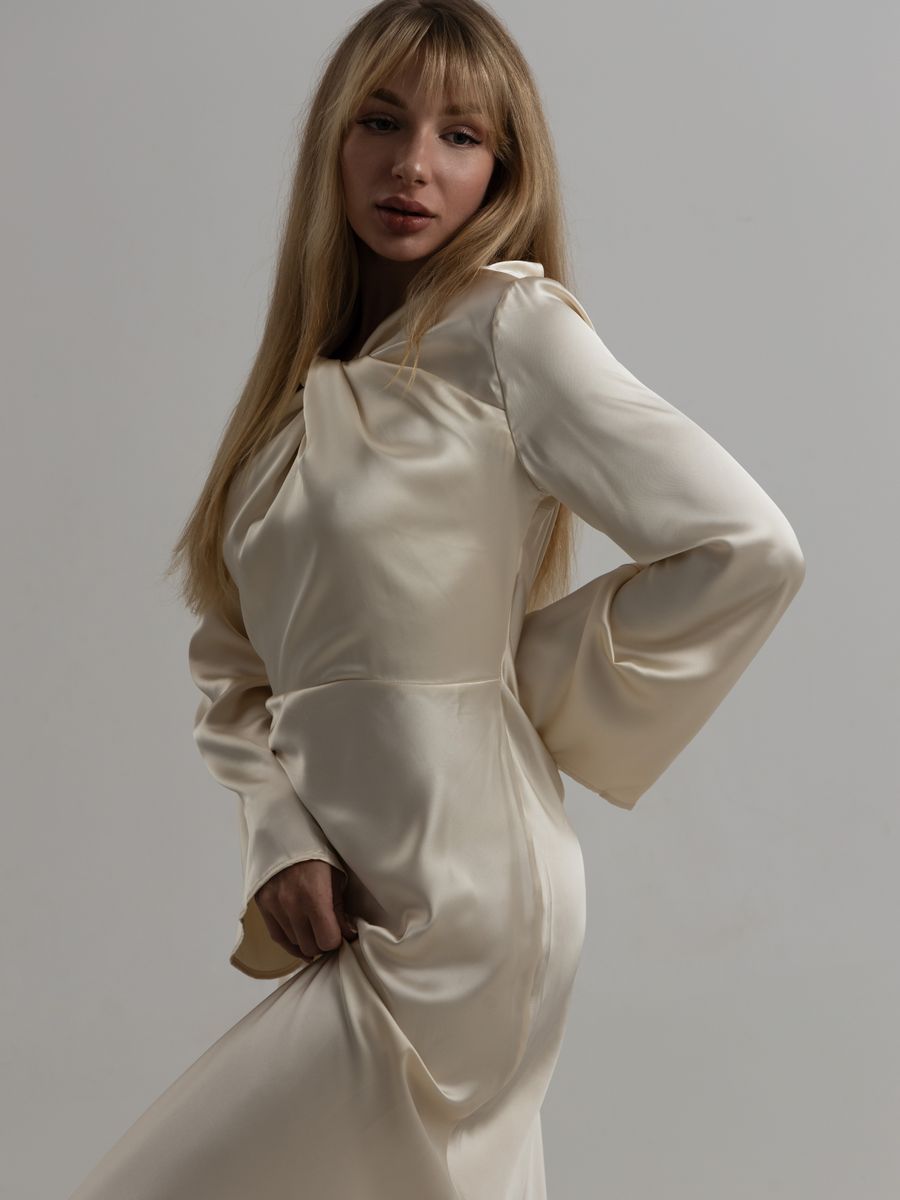 Wren Crepe Midi Dress